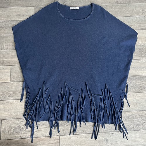 Jorli knitted fringe poncho - jorli,