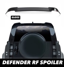 LAND ROVER DEFENDER REAR ROOF WING SPOILER 90 110 130 L663 GLOSS BLACK ABS