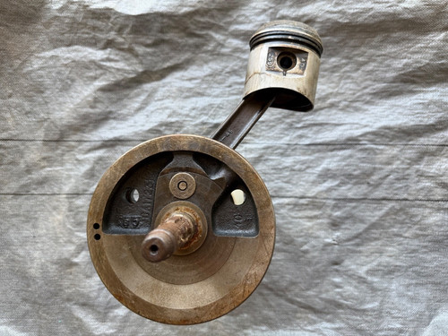 Bsa c15 crankshaft con - crankshaft, and