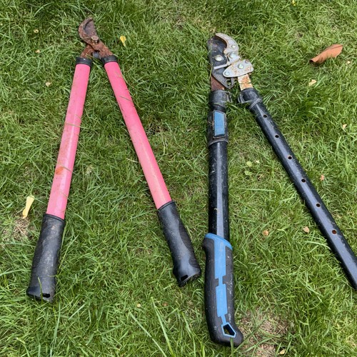 Pair vintage garden loppers - pair,