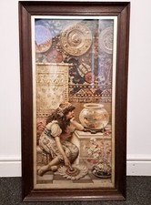 Antique Victorian Framed PEARS SOAP Annual Print - Goldfish - W S Coleman