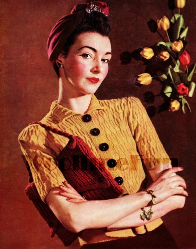 Knitting pattern lady - knitting, lady's