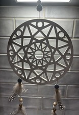 Hanging Dream Catcher With Feathers