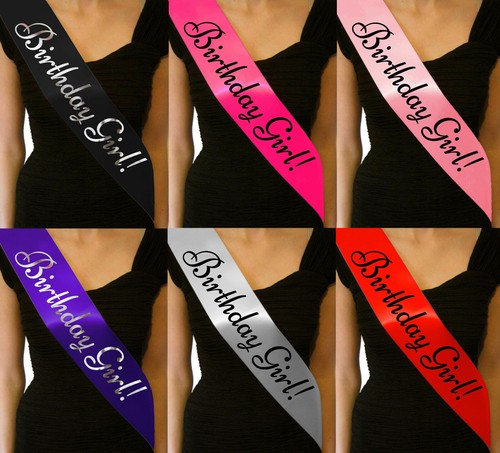 Birthday girl sash - girl,