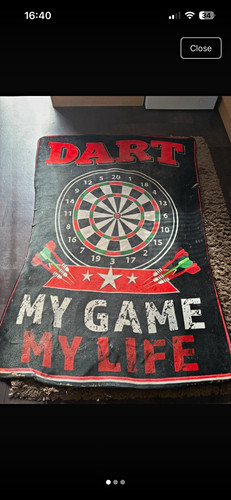 Darts mat 170cm - 170cm, x