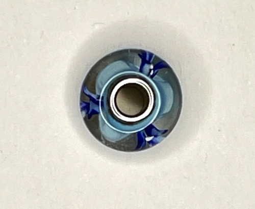 Trollbead light blue flower - light,