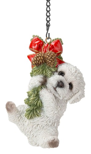 Christmas hanging mini - mini, bichon