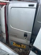 n/s/r silver rear door vauxhall vivaro renault trafic traffic  van left back 