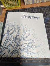 Clarity Clear Stamp Storage Folder With 20 Sheets Plus Stamps Card Craft