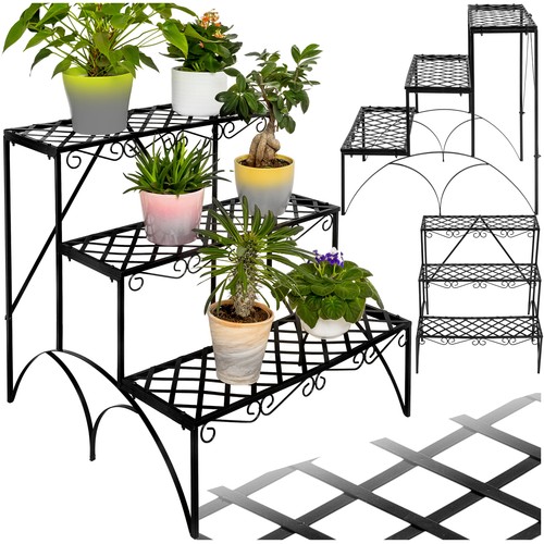 Tier metal garden plant - 3, pot