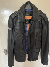Superdry men leather - superdry, jacket