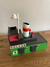 Model Boat Vintage Hand Made Wooden Cockpit Deck Rc Tug Speed Ship Sailing