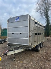 Brand New 2025 Ifor Williams DP120 12ft Tri Axle Livestock Trailer