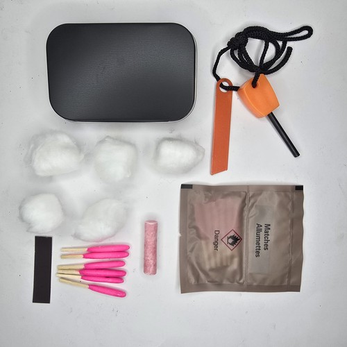 Tin fire kit - kit, bushcraft