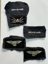 RAF Leading Aircraftman Original Vintage Sleeve 5 x Patches 1950s