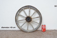 Vintage old wooden cart wagon