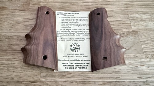 Hogue wooden grips for - wooden, colt