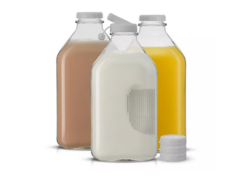 Joyjolt glass milk bottle - joyjolt,