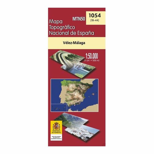 Spain map 1054 velez - 1054:, velez-malaga