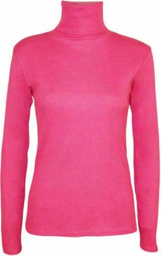 Women long sleeve polo neck - long,