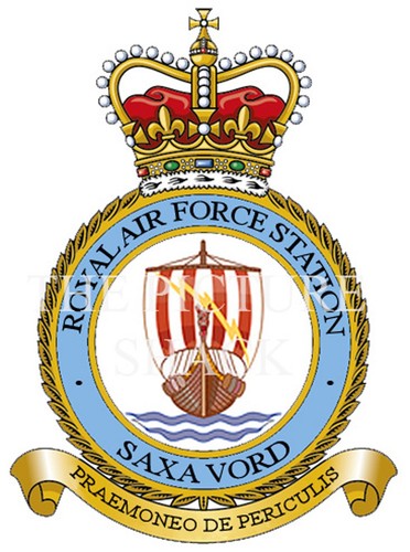 Raf station badge metal - raf, a