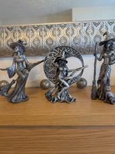 New Set Of 3 Witches Broom Cat