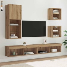 5 Piece TV Wall Units with LED