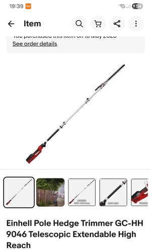 Einhell pole hedge - pole,