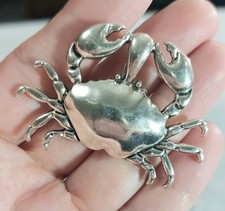 Large Silver Sand Blue Crab