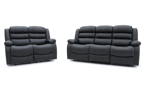 Large 2 leather recliner - 3,