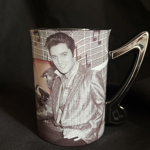 Elvis presley mug - with, music