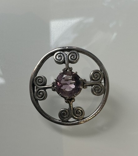 John hart brooch silver with - john,