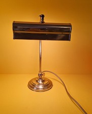 Designer Christopher Wray Brass Bankers Desk Lamp Vintage Fully Working