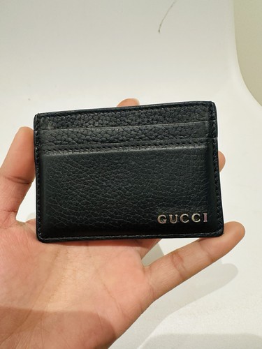 Gucci card holder leather - gucci,