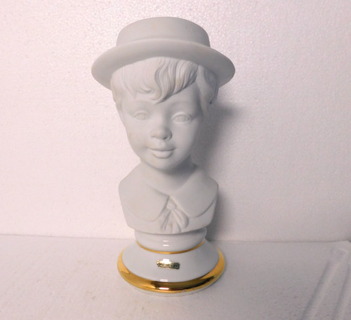 Porcelain sculpture child - porcelain,