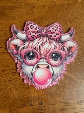 Pink Bubblegum Highland Cow