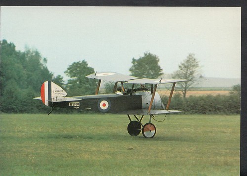 Military aviation postcard - military,