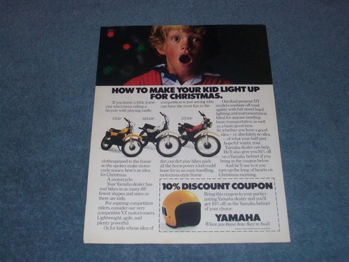 1980 yamaha yz50 mx100 dt100 - yamaha,