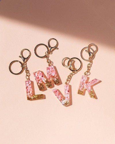 Handmade keyring initials - handmade, a-z