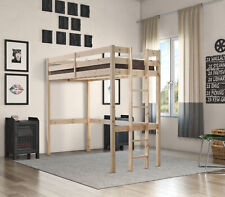 HEAVY DUTY Solid Pine HIGH SLEEPER Bunk Bed - 3ft Single (EB15)