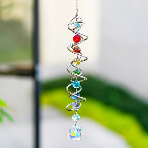 Gaze ball spiral - ball, tail