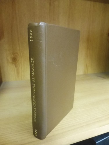 1945 softback wisden - softback, rebound
