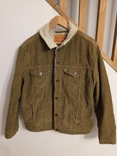 Levi's Olive Corduroy Sherpa