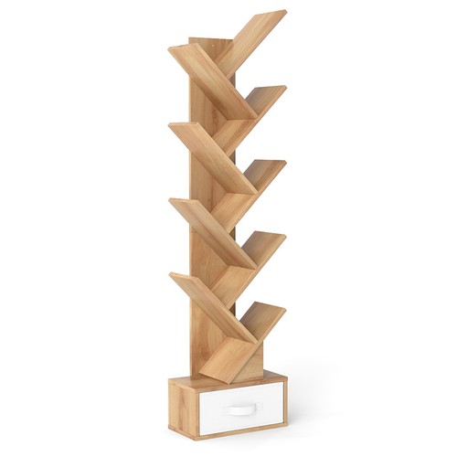 Costway tree bookshelf - costway,