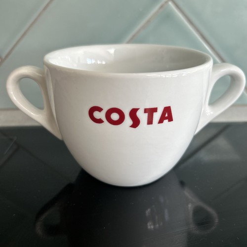 Costa coffee double handle cup - double,