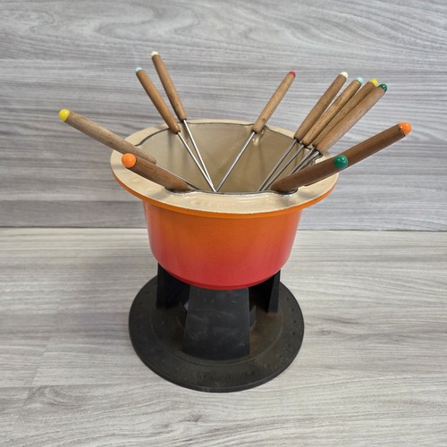 Vintage creuset fondue set - fondue,