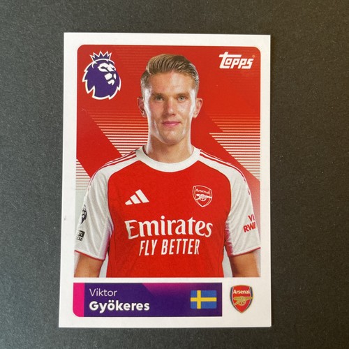 Viktor gyokeres topps sticker - gyokeres,