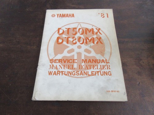 Yamaha dt50mx dt80mx 1981 - yamaha,