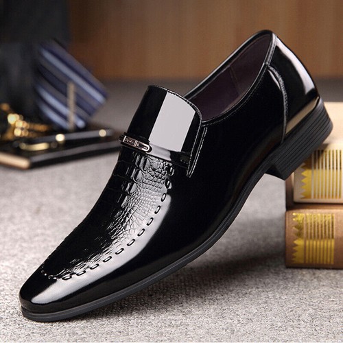 Mens formal shiny patent - uk,