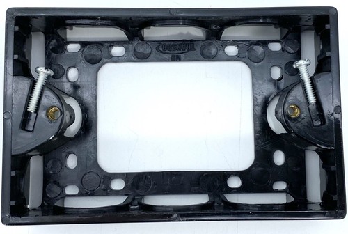Mounting block black 34mm deep - black,